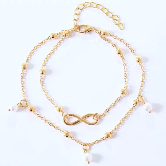 ❤️Seller’s Pick❤️ ❣️$25/3❣️ Unlimited Faux Pearls Double Bracelets - Picture 4 of 11